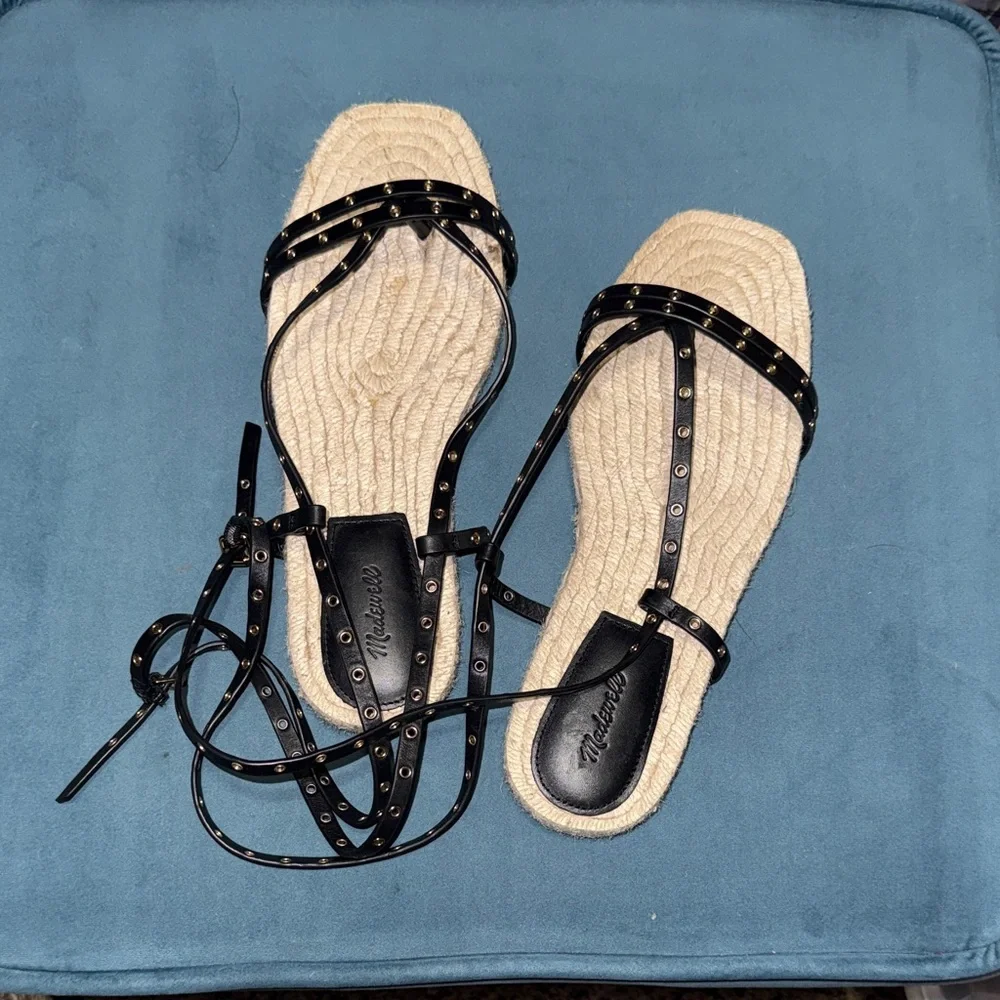 Madewell The Mira Espadrille Thong Sandal